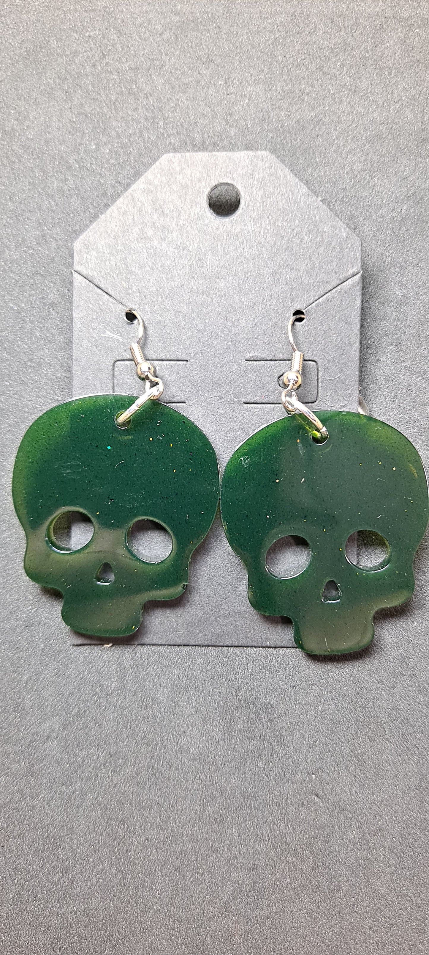 Spooky Halloween Skull Shaped Earrings