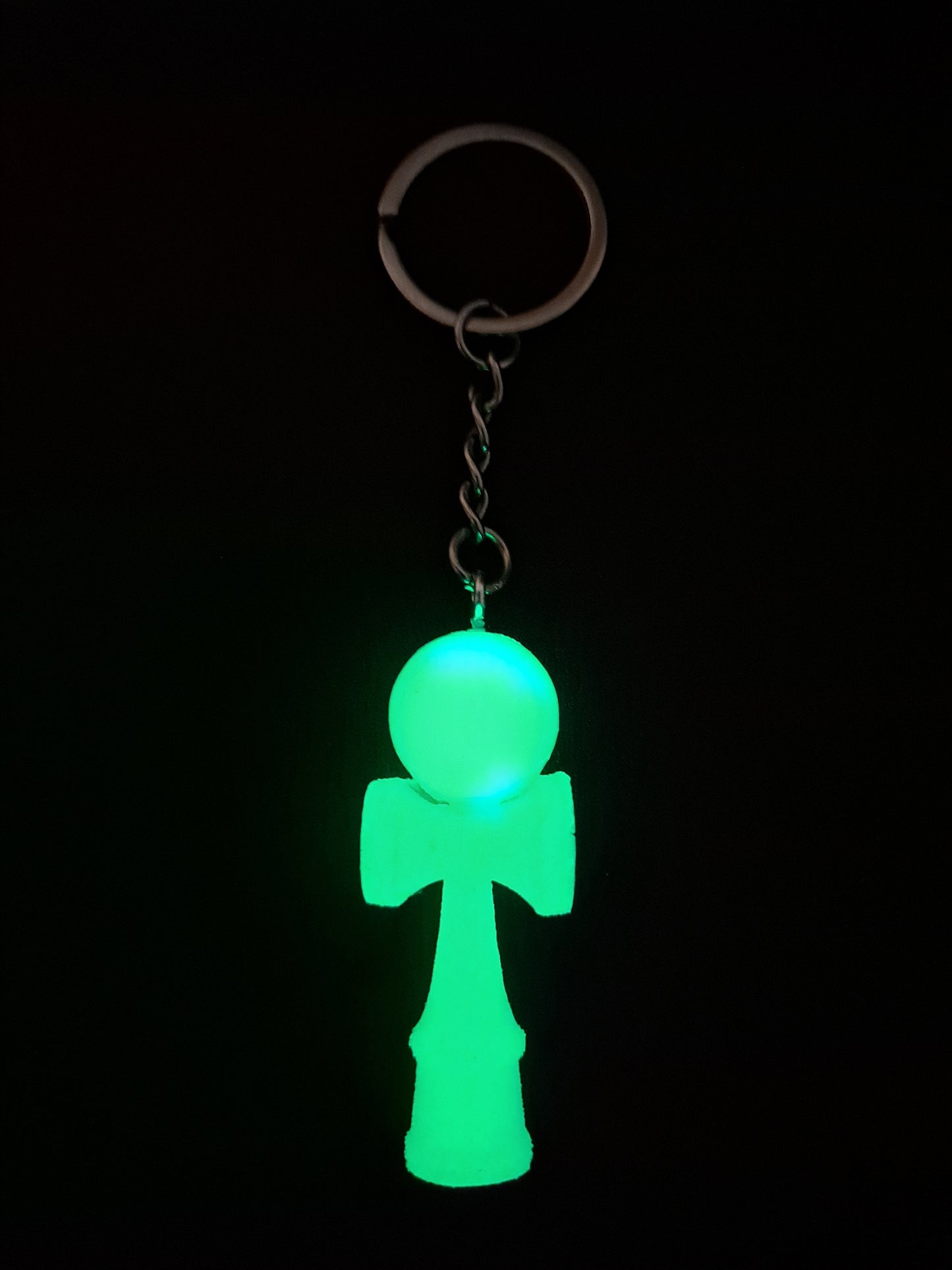 Neon/UV Reactive Kendama Shaped Keychains