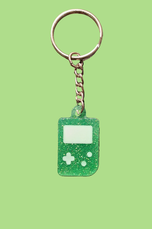 Retro Gameboy Shaped Keychain