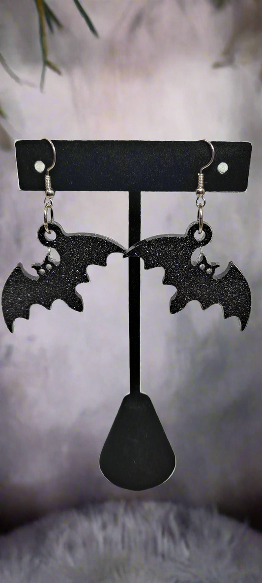 Halloween Bat Shaped Earrings