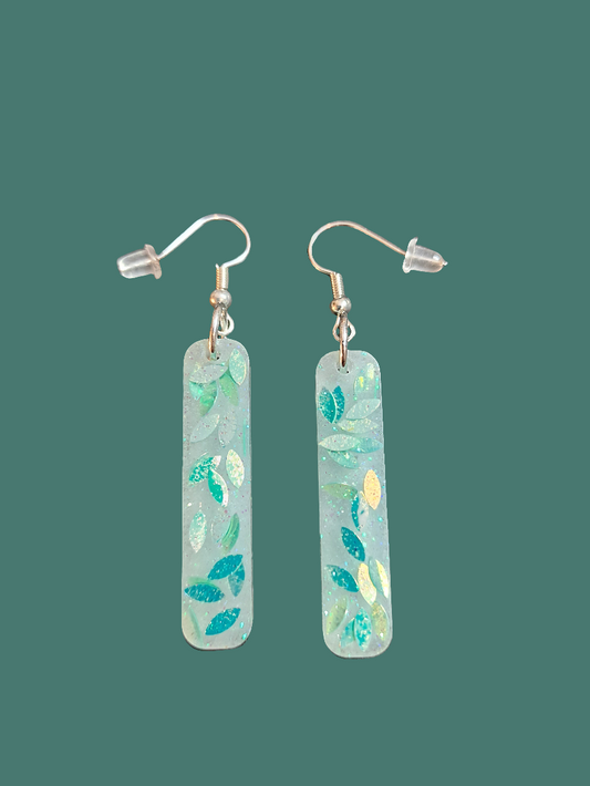 Turquoise Stem Earrings